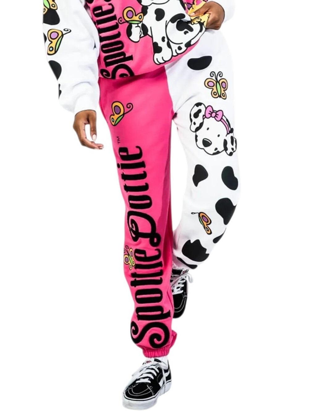 SANRIO‎ x Dumbgood Spottie Dottie puff print pink jogger sweatpants XS